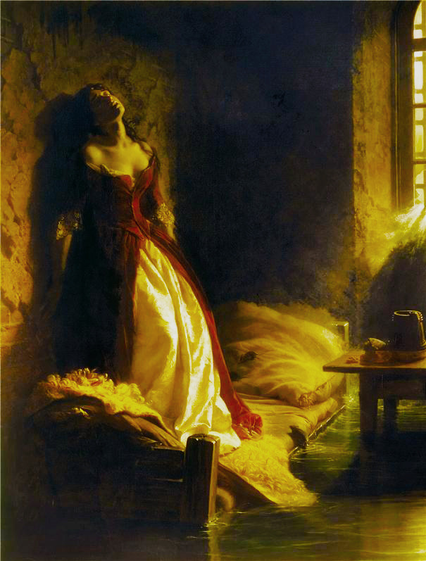 Princess Tarakanova in the Peter and Paul Fortress at the Time of the Flood,  - Konstantin