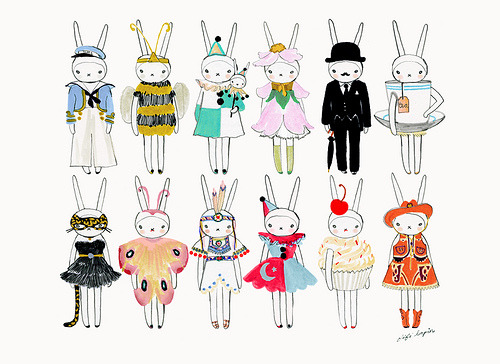 nachacoco:  Fifi…  fifi lapin en halloween &lt;3