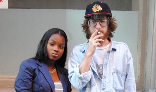 partnerinfashion: sam &amp; the stoner  samanthabeee.tumblr.com/