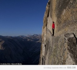 9Gag:  No Big Deal. Just Hiking! 