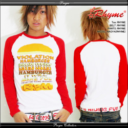 japanesefashioninferno:  Violation Hamburger T-shirt by Rhyme   i want this shirt