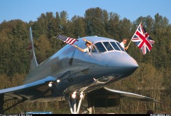 theatlanticsky:  Once upon a time, we could travel between London/Paris and Washington/New York in just a little over 3 hours. Not being able to get on the Concorde before it retires is definitely the biggest regret of my life. 