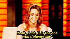 kstewart:   favorite kristen stewart interview moments (in no particular order) 