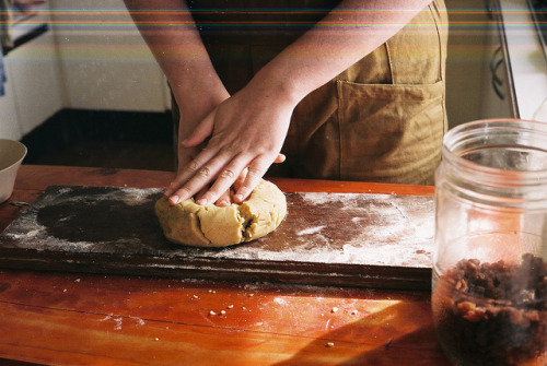 fortnight:kneading scone dough by c a i tlin on Flickr.