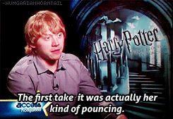 sweethogwarts:    Rupert talking about the