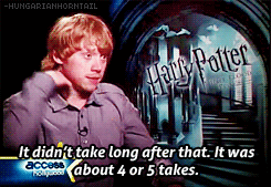 sweethogwarts:    Rupert talking about the Romione kiss  
