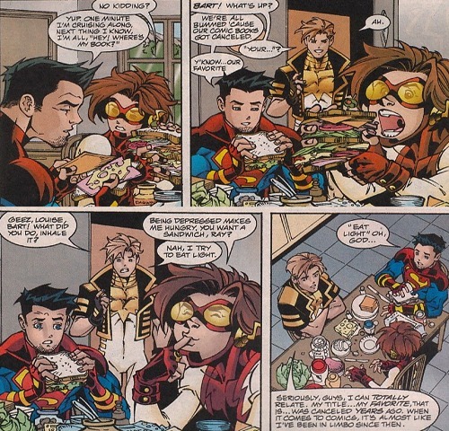 redthabeest:miss-mgann:I will always reblog/post/love these two pages.-Young Justice #49GPOY