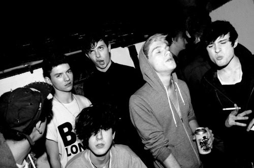 aftersesh:  my friends are such cool people lol wat Tim, Adam, Jack, James, Das Craig, Stevie naww I love this because everyone has a different facial expression   Where was I for this photo? Hi friends. James you’re such a model.