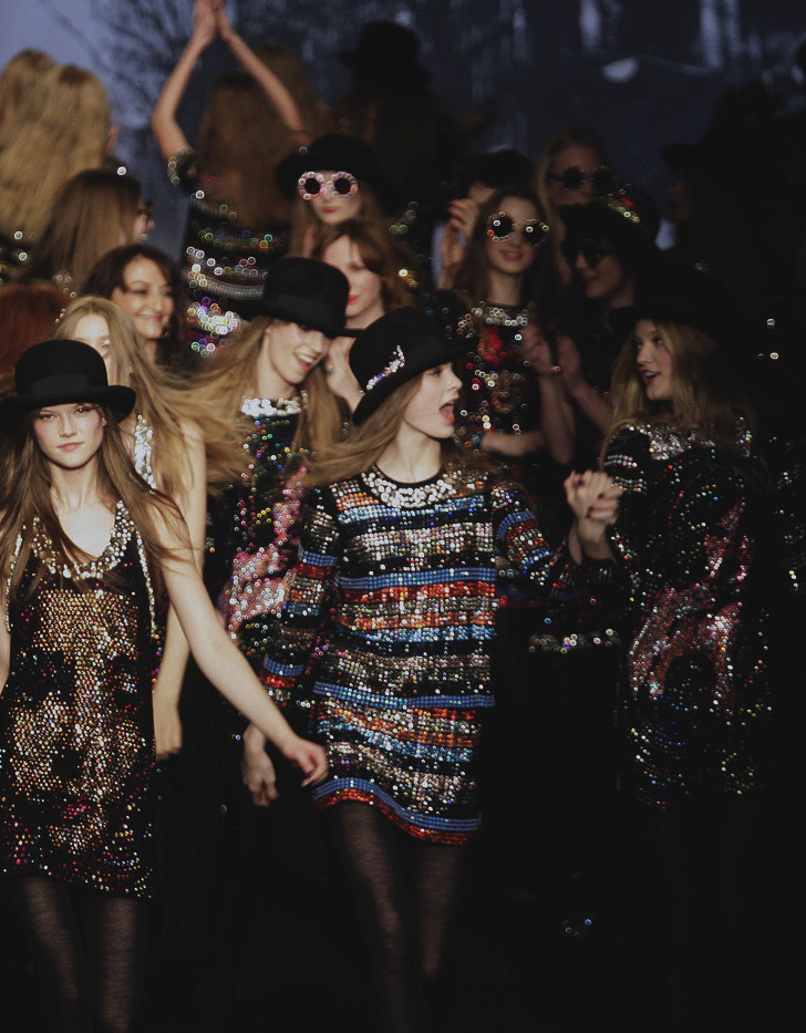 Kasia Struss, Irina Kulikova, and Vlada Roslyakova @ Sonia Rykiel Fall 2008