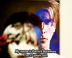 Pinupp:  Filmtrivia:   There Is An Idea Of A Patrick Bateman; Some Kind Of Abstraction.