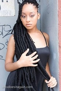 ninezeros:  Nerissa Irving is a beautiful Jamaican model. She is most recognize for long freeformed locs. She is a very fun person at that. I think she will be an inspiration to young black women with natural hair 