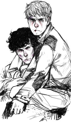 i rewatched the great game again recently and realized i was disapoint that after the emphasis on the bruising the golem leaves on his victims that sherlock still looks all totally spiff and lily white after being half strangled SHERLOCK I WANT TO SEE