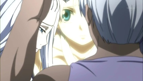 thebestdever:  Elf:  Sorry for not telling that we realized it. Mirajane: You’re such a kind girl, the same as our passed Lisanna. 