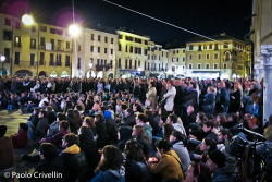 Piazza della Frutta, Padova, last night -