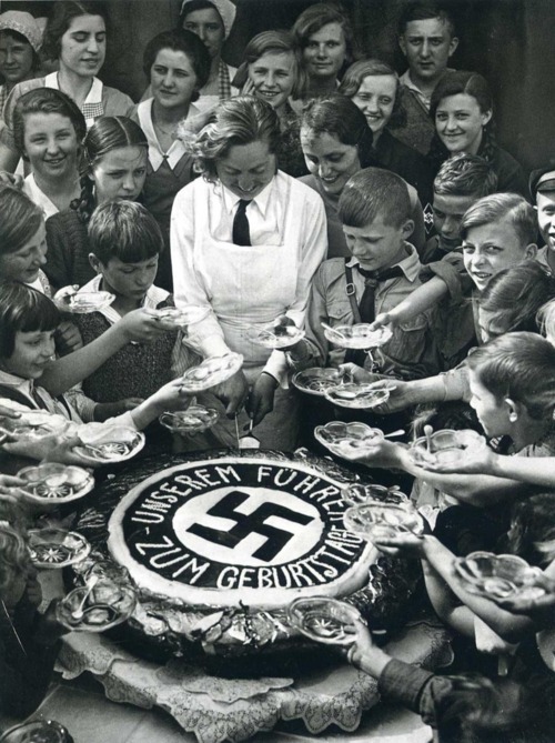 tkohl:Hitler’s birthday 1934…let ‘em eat cake.