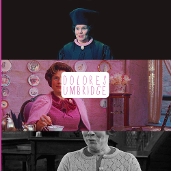 chamberofweasleys-blog:  HARRY POTTER ALPHABET ϟ  → U of (Dolores) Umbridge“He thought she looked just like a large, pale toad. She was rathersquat with a broad, flabby face, as little neck as Uncle Vernon, and avery wide, slack mouth. Her eyes were