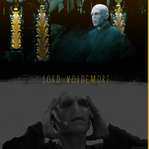 chamberofweasleys-blog:  HARRY POTTER ALPHABET ϟ → V of (Lord) Voldemort “But