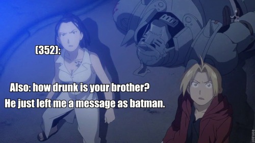 Fullmetal Alchemist Texts From Last Night