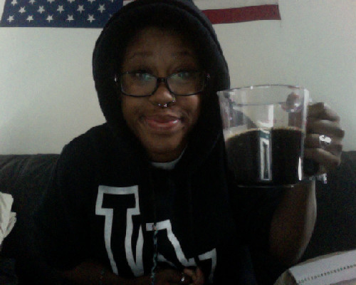i have about 25 minutes to drink this much coffee before i go to work. wish me luck!  i’m probably gonna crash super hard around 4 and want to die. :) 