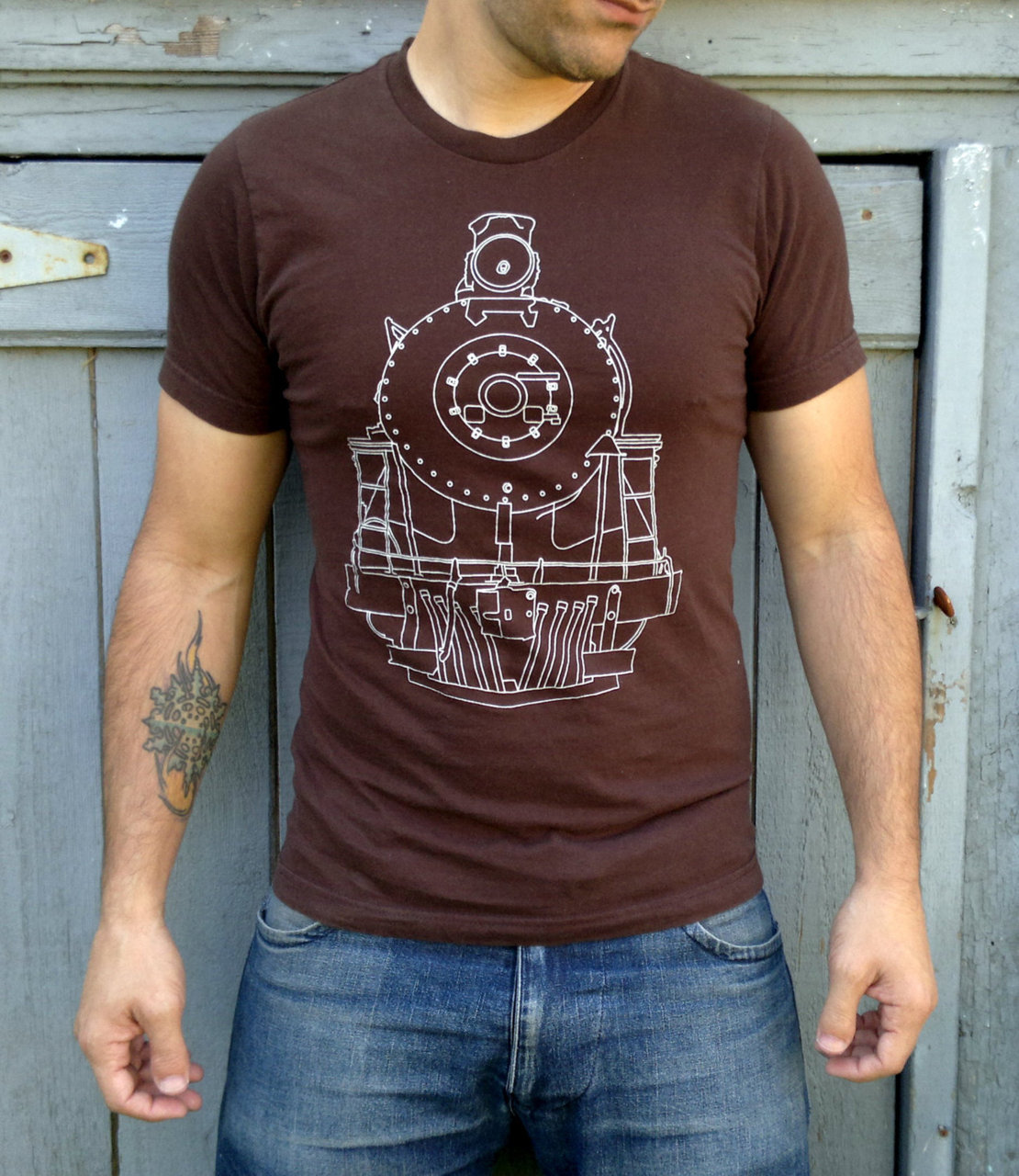 Love finding awesome handmade guys stuff like this vintage tee from Locomotive here