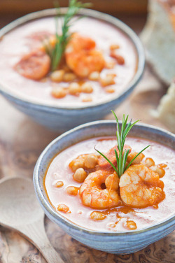 gastrosophia:  Chorizo soup with prawns…