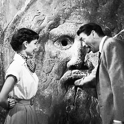 missavagardner:  For the famous “Mouth of Truth” scene, Gregory Peck ad-libbed
