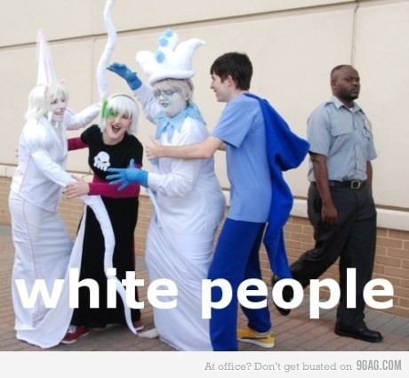 9gag:  White People 