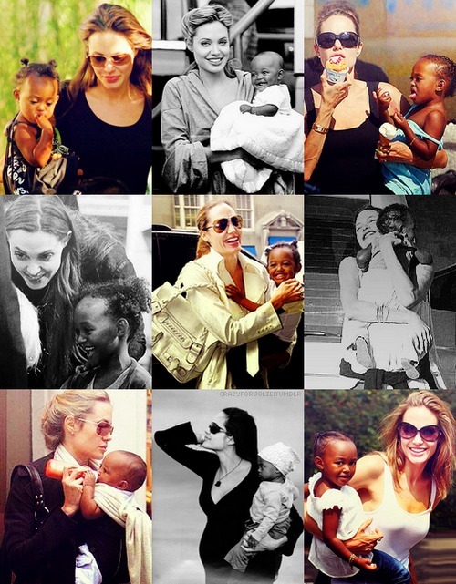 crazyforjolie:  Really a little Lady. Zahara is just a sweet girlie-girl. She’s very energetic but e