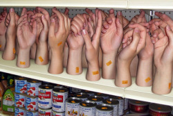 didn&rsquo;t know there was a hands shelf in the canned goods section