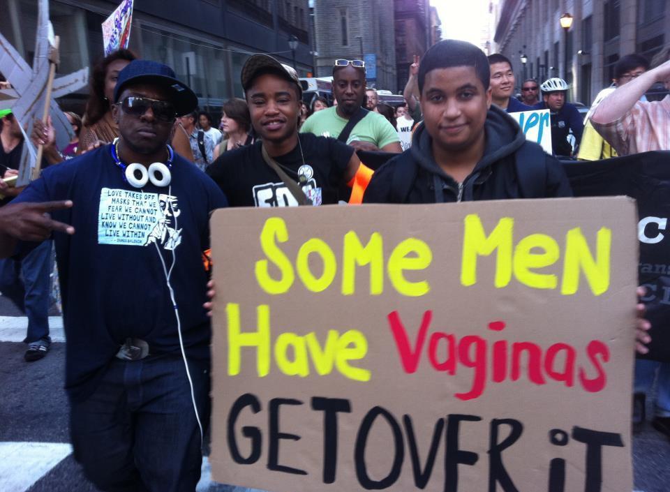 inthelandoflesbianism:  And some women have penises!  