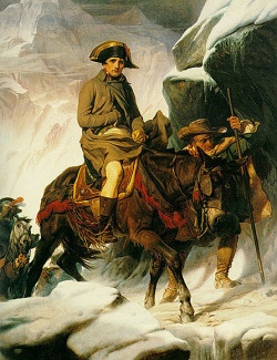 deadpaint:  Paul Delaroche, Napoleon Crossing the Alps 