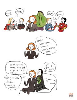 hotandflustered:  gingerhaze:  Wait, we’re supposed to be fighting Loki? I thought you said “have lattes with.”  Oh. This is.. Perfect. FUCK OMG TEARS YOU AMAZING ARTIST YOU FJGTB934GHTN2E89HV olha nois ai 