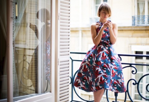 heartbeatoz: vikagazinskaya.com (via Constructive Criticism: Vika Gazinskaya in Paris - Vogue Daily 