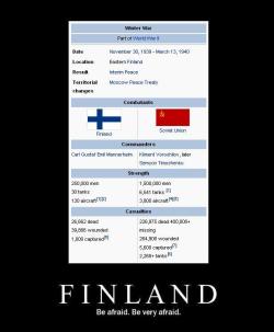 Bravo Finland.