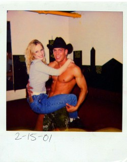 STRIPPER POLAROIDS!! Naughty Cowboy!