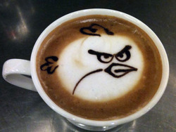 coffeehan:  there’s a bird in my coffee