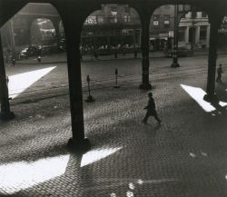 Luzfosca:  Rebecca Lepkoff Third Avenue El And Chatham Square, Circa 1940S From Life