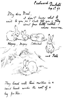 girlplant:  Letter from Beatrix Potter to Noel Moore, 4 September 1893. (how splendid it would be to be her friend). 