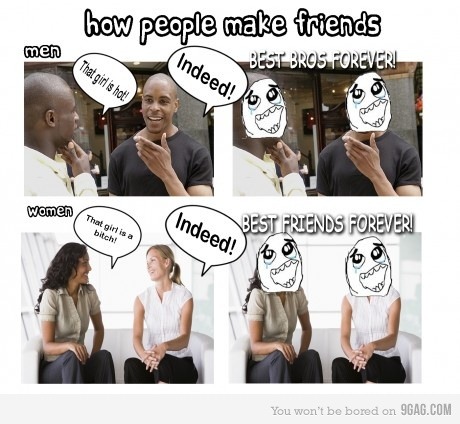 9gag:  Women’s logic 
