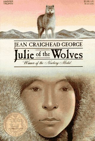 BANNED: Julie of the Wolves by Jean Craighead George
“ Faced with the prospect of a disagreeable arranged marriage or a journey acoss the barren Alaskan tundra, 13-year-old Miyax chooses the tundra. She finds herself caught between the traditional...