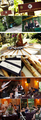 goingtothechapeland:  Harry Potter themed wedding!  yes please.