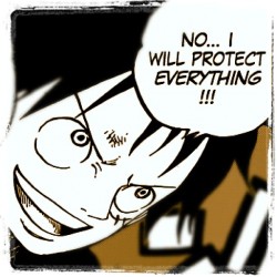 vancitywizardry:  Protect everything. #luffy