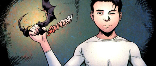 lusilly: cookingpancakes: streetgo: Batman And Robin - 2 It’s so heartbreaking to see Damian a