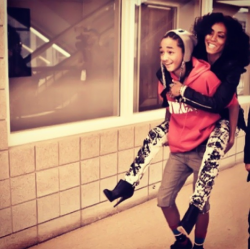 blackteencelebrities:  Jaden & Jada Smith