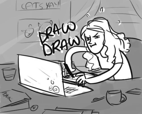 chinad011:  mateshit:  reaill:  madseason:  My drawing process.  metoo  me  i usually