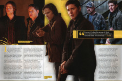 a spread of the first article in Supernatural