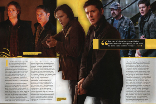 Sex a spread of the first article in Supernatural pictures