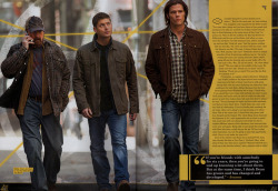 Second set of pages, Supernatural magazine