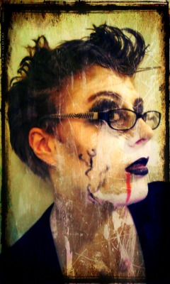 Someone probably needs to take this hipster-matic app away from me. Practice/experiment to see what I want to do for Halloween.