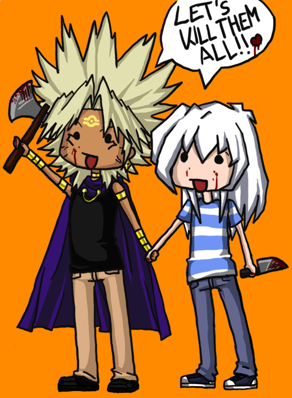 jllunar:  Killing Spree of LOVE by AnaemicMuffin THIS PIC IS CUTE.    I love how